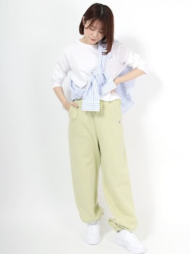 「たすき掛け」｜「アイテム（その他）」を使った、Salong hameu【Official】さん（レディース・157cm）の春コーディネート