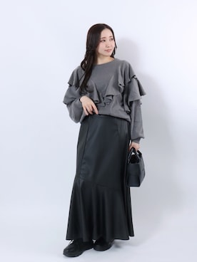 「アイテム（その他）」を使った、Salong hameu【Official】さん（レディース・156cm）の秋コーディネート