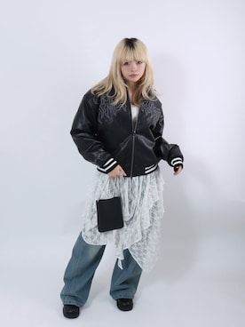 「アイテム（その他）」を使った、Salong hameu【Official】さん（レディース・165cm）の秋コーディネート