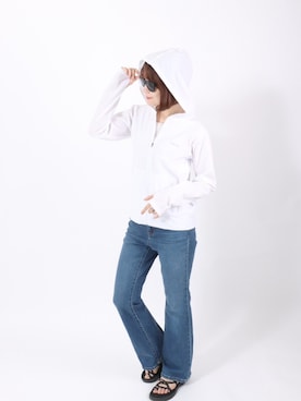 「アイテム（水着/着物・浴衣）」を使った、Salong hameu【Official】さん（骨格ウェーブ・レディース・157cm）の夏コーディネート