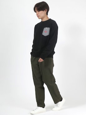 「オリーブ」｜「アイテム（その他）」を使った、Salong hameu【Official】さん（メンズ・175cm）の秋コーディネート
