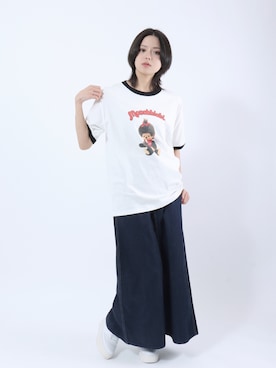 「Lee（リー）のアイテム」を使った、Salong hameu【Official】さん（レディース・165cm）の夏コーディネート