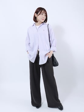 「Champion（チャンピオン）のアイテム（パンツ）」を使った、Salong hameu【Official】さん（レディース・157cm）の春コーディネート