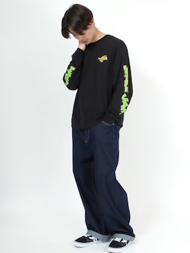 「Alpha Industries（アルファインダストリーズ）のアイテム」を使った、Salong hameu【Official】さん（メンズ・174cm）の春コーディネート