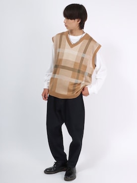 Salong hameu【Official】さん（メンズ・174cm）の春コーディネート