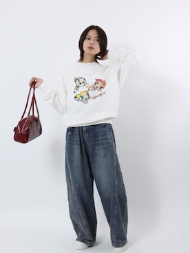 「アイテム（その他）」を使った、Salong hameu【Official】さん（レディース・165cm）の秋コーディネート