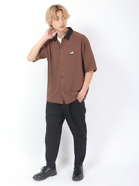 「アイテム（その他、ホワイト系）」を使った、Salong hameu【Official】さん（メンズ・174cm）の夏コーディネート