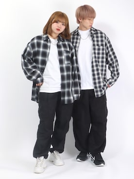 「FILA（フィラ）のアイテム」を使った、Salong hameu【Official】さん（メンズ・174cm）の春コーディネート