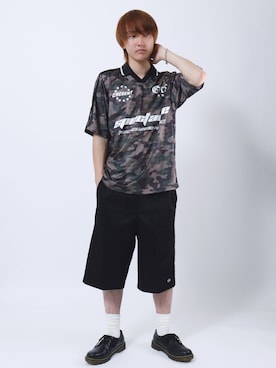 「Dickies（ディッキーズ）のアイテム（パンツ）」を使った、Salong hameu【Official】さん（メンズ・173cm）の春コーディネート