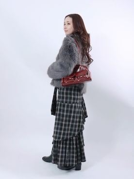 「アイテム（その他）」を使った、Salong hameu【Official】さん（レディース・156cm）の冬コーディネート
