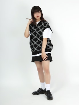 「ルーズソックス」｜「アイテム（その他）」を使った、Salong hameu【Official】さん（レディース・165cm）の春コーディネート
