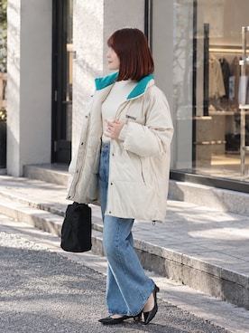 「Levi's（リーバイス）のアイテム」を使った、Salong hameu【Official】さん（レディース・157cm）の秋コーディネート