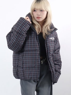 「アイテム（ダウンジャケット/コート）」を使った、Salong hameu【Official】さん（レディース・165cm）の秋コーディネート