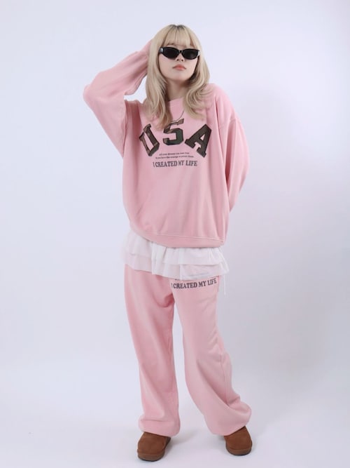 セール】セットアップ対応 USAカモフラロゴアップリケ ピグメント