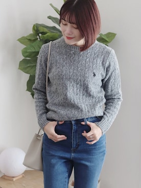 「アイテム（その他）」を使った、Salong hameu【Official】さん（レディース・157cm）の冬コーディネート