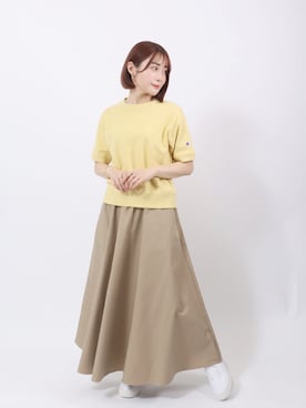 「Champion（チャンピオン）のアイテム」を使った、Salong hameu【Official】さん（レディース・157cm）の秋コーディネート