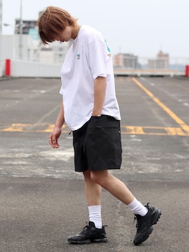 「ソックス」｜「アイテム（その他）」を使った、Salong hameu【Official】さん（メンズ・174cm）の夏コーディネート