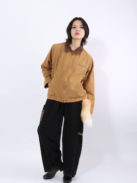 「アイテム（チャーム）」を使った、Salong hameu【Official】さん（レディース・165cm）の冬コーディネート