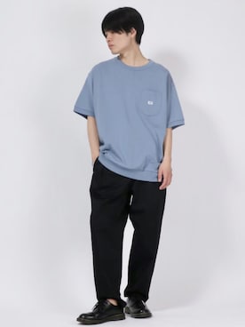 「ブルー×ブラック」｜「アイテム（その他）」を使った、Salong hameu【Official】さん（メンズ・175cm）の夏コーディネート