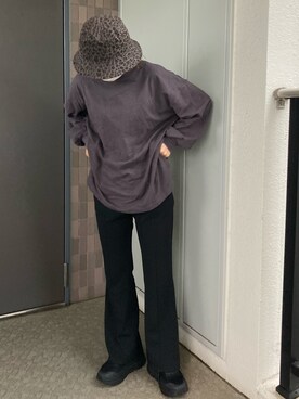 「SpRay PREMIUM（スプレイプレミアム）のアイテム（Tシャツ/カットソー）」を使った、naoさん（レディース・155cm）の秋コーディネート