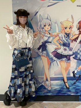 𝓎さん（レディース・156cm）の夏コーディネート