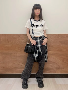 𝓎さん（レディース・156cm）の夏コーディネート