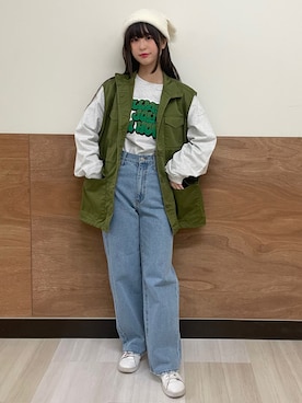 𝓎さん（レディース・156cm）の春コーディネート