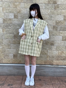 𝓎さん（レディース・156cm）の春コーディネート