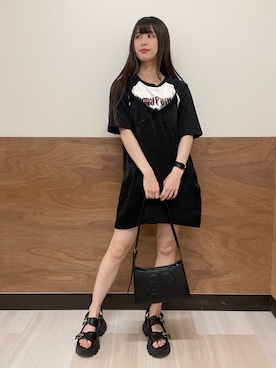 𝓎さん（レディース・156cm）の夏コーディネート