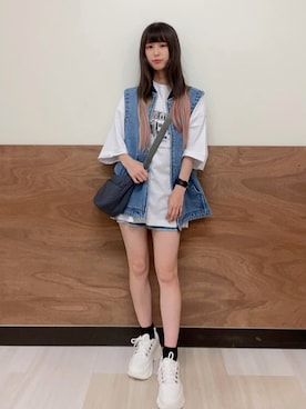 𝓎さん（レディース・156cm）の夏コーディネート