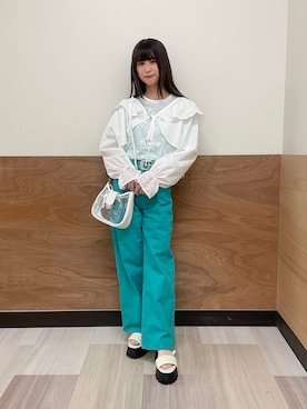 𝓎さん（レディース・156cm）の春コーディネート