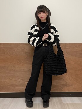 𝓎さん（レディース・156cm）の冬コーディネート