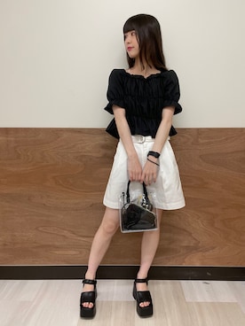 𝓎さん（レディース・156cm）の夏コーディネート