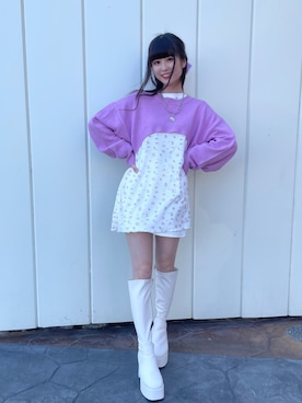 𝓎さん（レディース・156cm）の春コーディネート