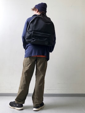 「WILD THINGS（ワイルドシングス）のアイテム（バッグ）」を使った、さとすけさん（メンズ・163cm）の秋コーディネート