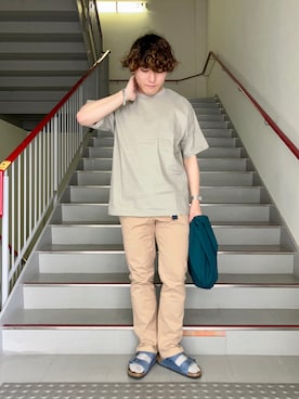 「URBAN RESEARCH（アーバンリサーチ）のアイテム（アクセサリー）」を使った、さとすけさん（メンズ・164cm）の夏コーディネート