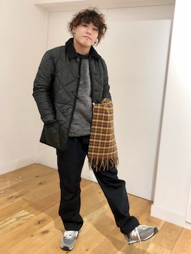 「NEWBALANCE」｜「アイテム（その他）」を使った、さとすけさん（メンズ・163cm）の秋コーディネート