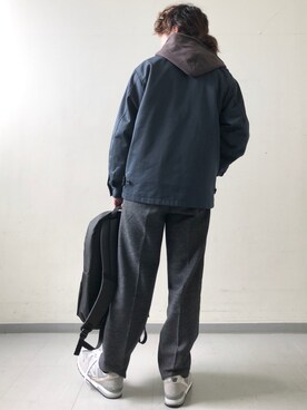 「PENDLETON（ペンドルトン）のアイテム（パンツ）」を使った、さとすけさん（メンズ・163cm）の秋コーディネート