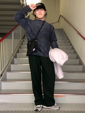 さとすけさん（メンズ・163cm）の冬コーディネート