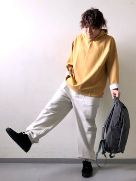 「patagonia」｜「アイテム（その他シューズ）」を使った、さとすけさん（メンズ・163cm）の秋コーディネート
