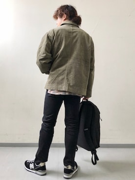 「patagonia」｜「アイテム（カバーオール）」を使った、さとすけさん（メンズ・163cm）の秋コーディネート