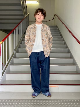 「URBAN RESEARCH（アーバンリサーチ）のアイテム（レッグウェア）」を使った、さとすけさん（メンズ・164cm）の春コーディネート