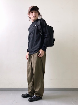 「WILD THINGS（ワイルドシングス）のアイテム（バッグ）」を使った、さとすけさん（メンズ・163cm）の夏コーディネート