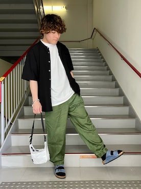 さとすけさん（メンズ・164cm）の春コーディネート