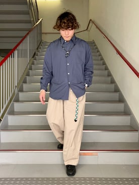 「BASS（バス）のアイテム」を使った、さとすけさん（メンズ・164cm）の春コーディネート