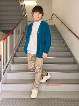 「Dickies（ディッキーズ）のアイテム（その他）」を使った、さとすけさん（メンズ・164cm）の冬コーディネート
