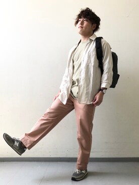 「WILD THINGS（ワイルドシングス）のアイテム（バッグ）」を使った、さとすけさん（メンズ・163cm）の夏コーディネート