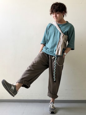 さとすけさん（メンズ・163cm）の夏コーディネート