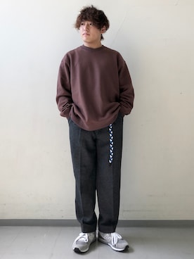 「PENDLETON（ペンドルトン）のアイテム（その他パンツ）」を使った、さとすけさん（メンズ・163cm）の秋コーディネート