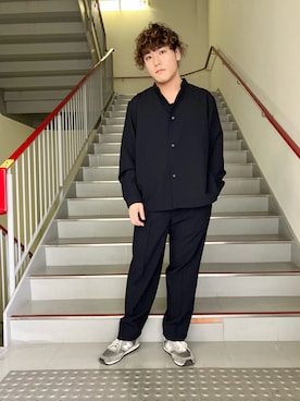 「ごきげんウィーク」｜「アイテム（ブルゾン）」を使った、さとすけさん（メンズ・164cm）の春コーディネート